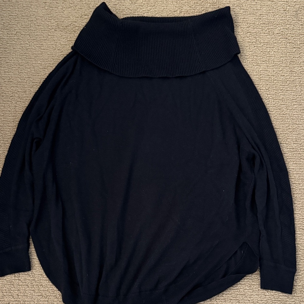 Fate Black Cowl Neck Sweater
